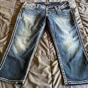 Silver jeans mid Capri 34 x 22 1/2